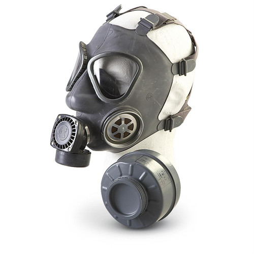  New Finnish Military Surplus Gas Mask with Bag 