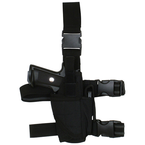 Tactical Commando Leg Holster for Lights & Lasers - BLACK