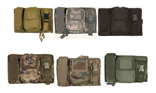  Tactical Triple Panel MOLLE Pouch for Mags Lights