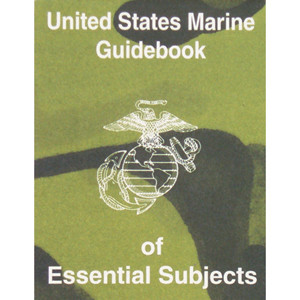 US Marine GUIDEBOOK of Essential Subjects Manual Book