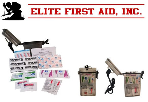 Elite First Aid Mini 1st Aid Kit in Waterproof Case
