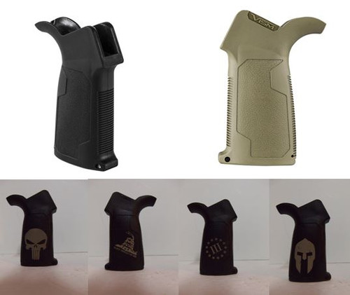 Custom Laser Engraved AR15 Pistol Grip