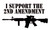 I SUPPORT THE 2nd AMENDMENT VINYL WINDOW DECAL