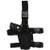 Tactical Commando Leg Holster for Lights & Lasers - BLACK