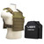 Vism Fast Plate Carrier Vest w Level 3A (IIIA) Soft Armor Set 10x12