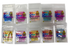 Thermal Dust® 72F - Cold Sensitive Pigments - Sample Pack - A: Blue to Black • Colorless to Red • Yellow to Red • Colorless to Magenta • Yellow to Orange • Purple to Black • Turquoise to Black • Colorless to Orange • Pink to Purple • Blue to Purple