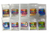 Sample Pack B: Blue to Purple • White to Orange Red • Yellow to Orange • Blue to Green • Coral to Blue • Green to Blue • White to Merlot • Yellow to Red • White to Violet • Orange to Blue
