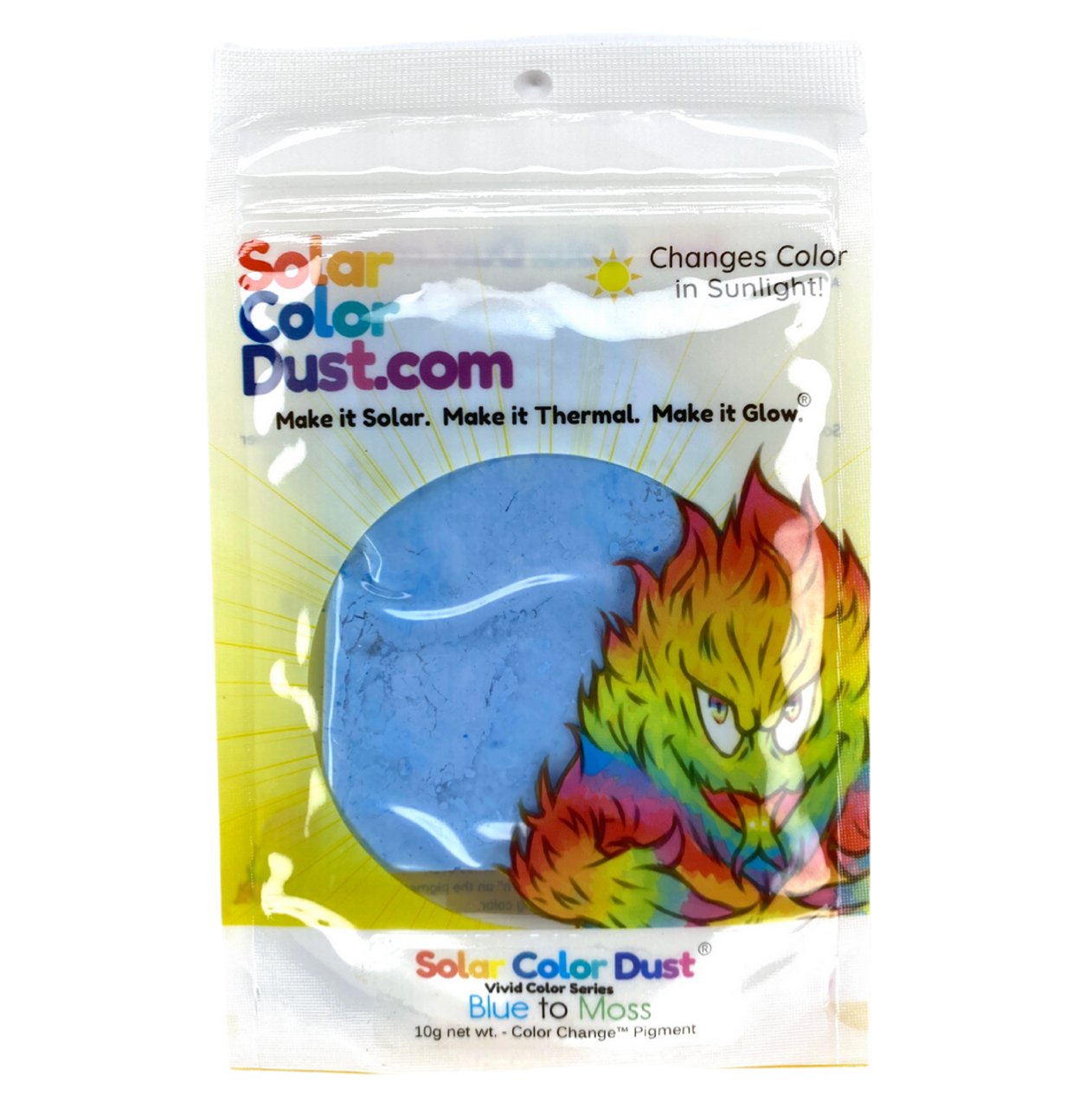 画材 Solar Color Dust SolarColorDust® - Blue to Moss - Vivid Color Series - Color