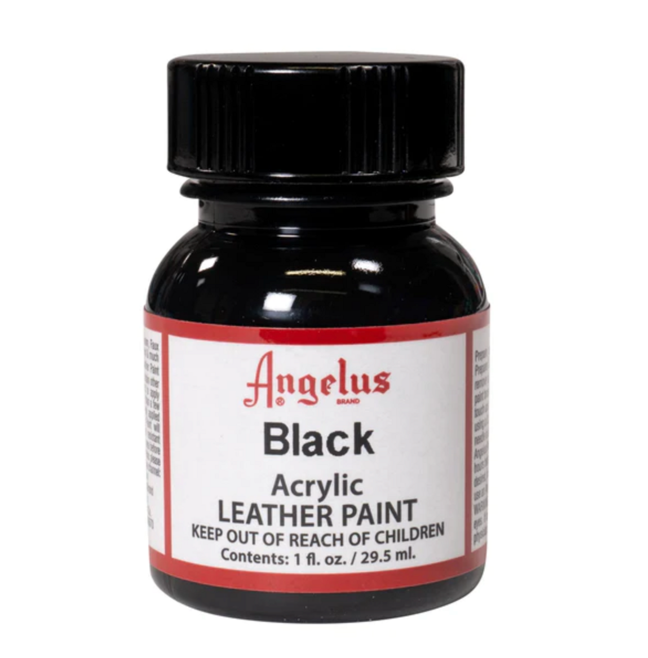 5 oz (150 ml) - Black Acrylic Leather Paint – colorandcool