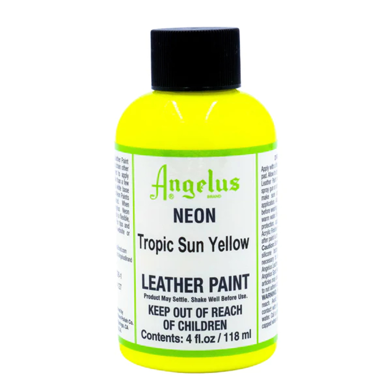 Angelus Acrylic Leather Paint Yellow 1 oz