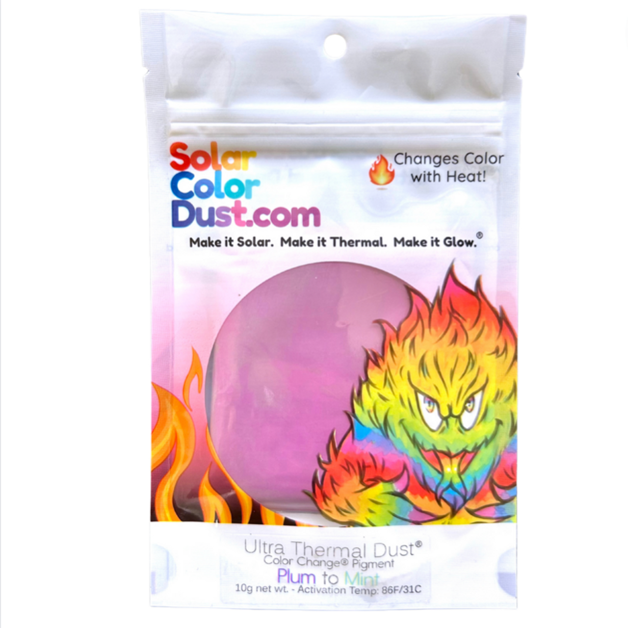 Ultra Thermal Dust® 86ºF - Plum to Mint - Color Change Effect