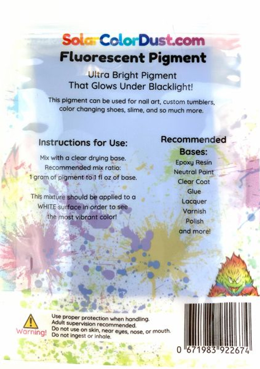 Fluorescent Epoxy Resin Pigments, Fluorescent Resin Colors