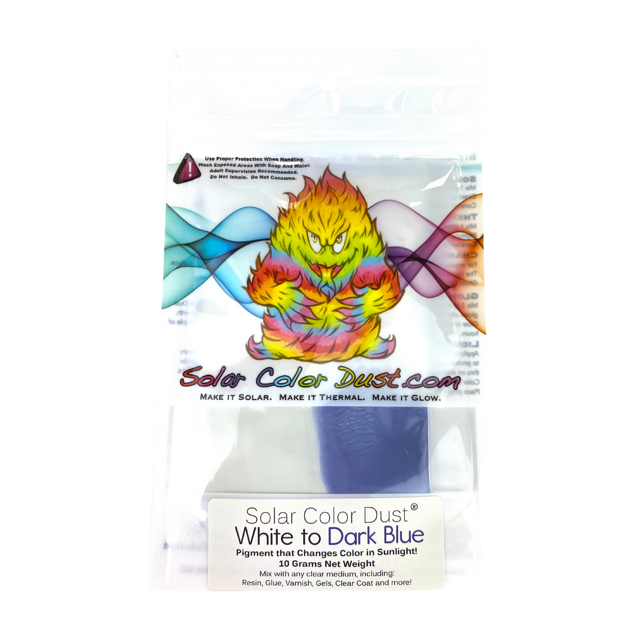 Glittery Glow in the Dark Pigment Powder, Color Changing Pigment, UV  Pigment, Solar Pigment, Photochromic Powder, UV Activated Pigment, Sun  Light & UV Solar Sensitive