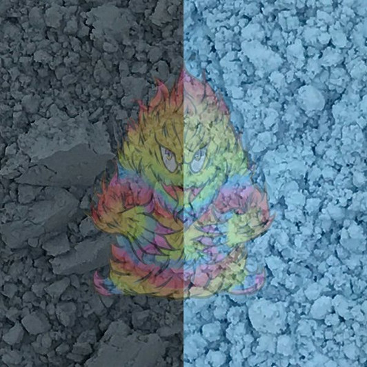 Ultra Thermal Dust® - Thermochromic Heat Activated Color Change® Pigment - Changes Color by Temperature! Black to Blue