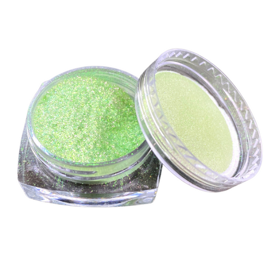 Jelly Chameleon - Fortune - Green  Iridescent Mermaid Pigment