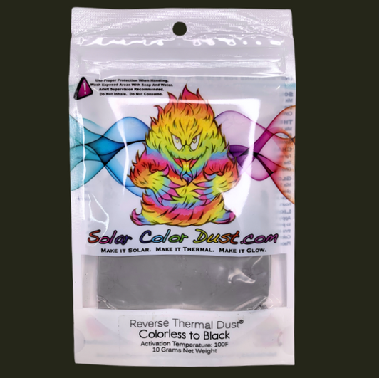 Reverse Thermal Dust® - Colorless to Black  (Activation Temp. 100F)