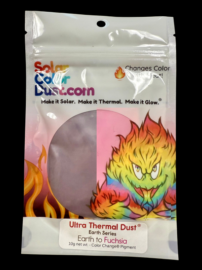 Ultra Thermal Dust® 86ºF - 'Earth Series' - Earth to Fuchsia - Heat Sensitive - Color Change® Pigment Ultra Thermal Dust® 86ºF - 'Earth Series' - Earth to Fuchsia - Heat Sensitive - Color Change® Pigment