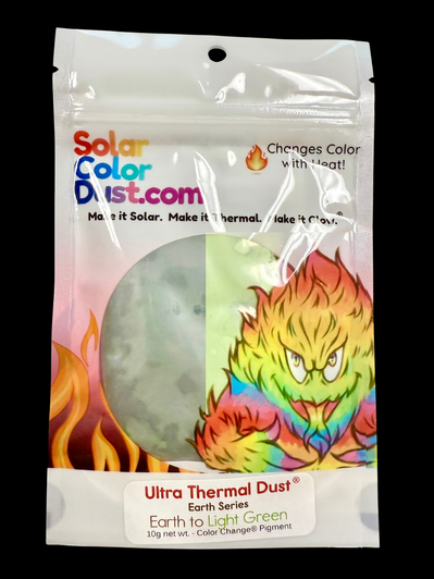 Ultra Thermal Dust® 86ºF - 'Earth Series' - Earth to Light Green - Heat Sensitive - Color Change® Pigment Ultra Thermal Dust® 86ºF - 'Earth Series' - Earth to Light Green - Heat Sensitive - Color Change® Pigment