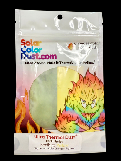 Ultra Thermal Dust® 86ºF - 'Earth Series' - Earth to Yellow - Heat Sensitive - Color Change® Pigment Ultra Thermal Dust® 86ºF - 'Earth Series' - Earth to Yellow - Heat Sensitive - Color Change® Pigment