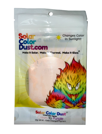 SolarColorDust® - Cream to Purple - Vivid Color Series