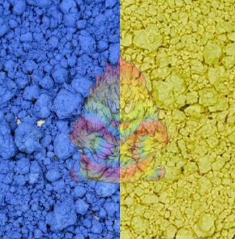 Ultra Thermal Dust® - Thermochromic Heat Activated Color Change® Pigment - Changes Color by Temperature! Deep Sea to Banana (Yellow)