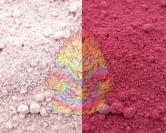 Solar Color Dust - Photochromic UV Color Change Pigment - Changes Color in Sunlight! White to Red