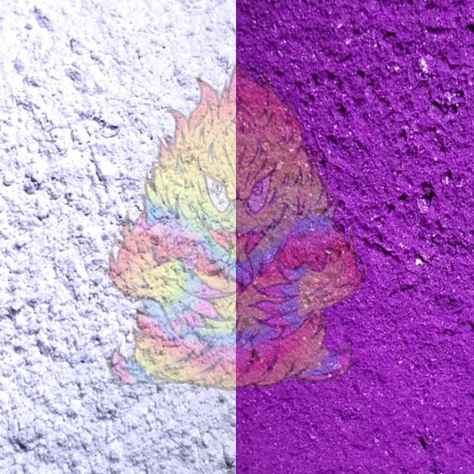 Solar Color Dust® - Photochromic UV Color Change® Pigment - Changes Color in Sunlight! White to Purple