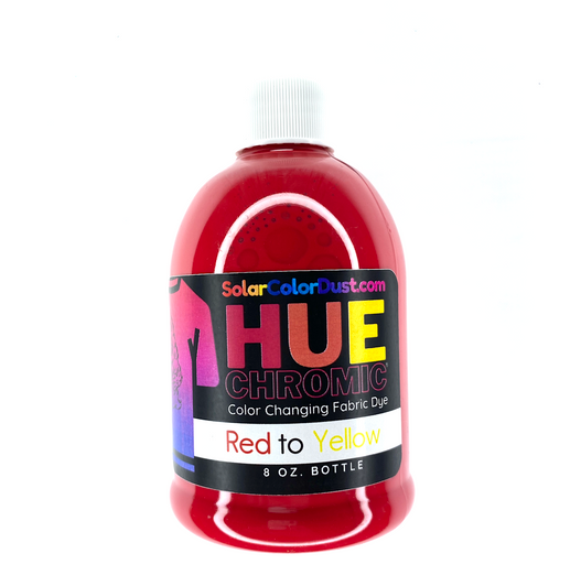 Hue Dye Red to Colorless