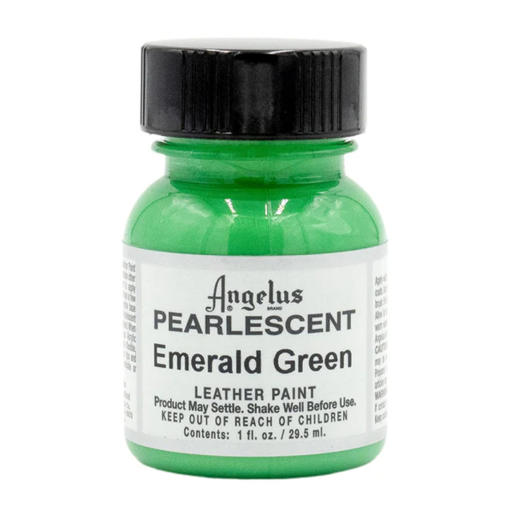 Angelus Pearlescent Paint - Emerald Green - Leather Shoe Paint