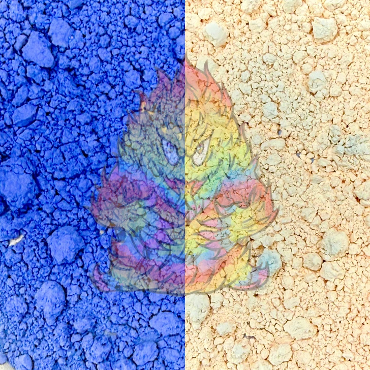 Ultra Thermal Dust® 86ºF - Blue to Gold - Heat Sensitive - Color Change® Pigment
