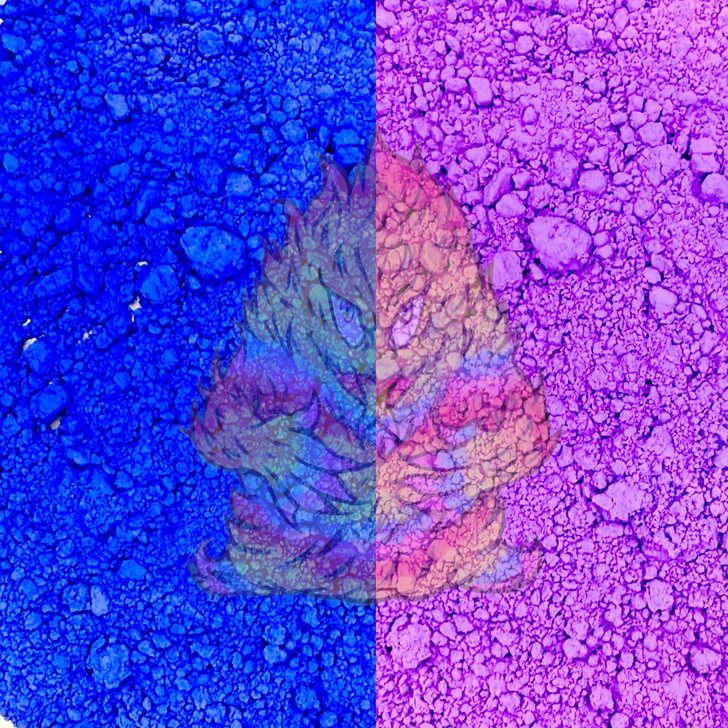 Ultra Thermal Dust® 86ºF - Sapphire to Lilac - Heat Sensitive - Color Change® Pigment