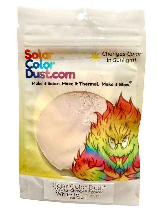 Solar Color Dust® - Photochromic UV Color Change® Pigment - Changes Color in Sunlight!