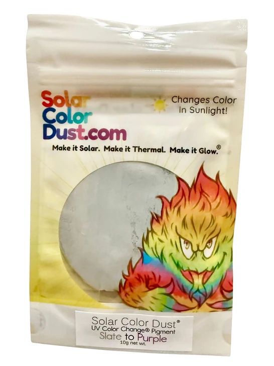 Solar Color Dust® - Photochromic UV Color Change® Pigment - Changes Color in Sunlight!