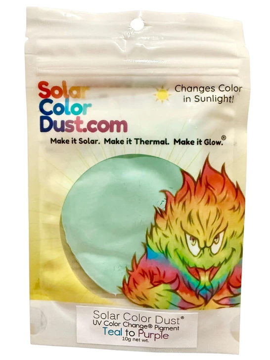 Solar Color Dust® - Photochromic UV Color Change® Pigment - Changes Color in Sunlight!