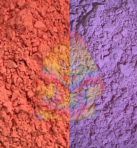 SolarColorDust® - Coral to Blue - Sunlight Sensitive - Color