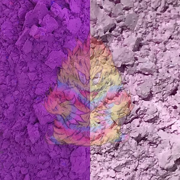ovy pigment sweat Ｍ Thermal Dust® 86ºF -Purple to Colorless - Heat Sensitive - Color