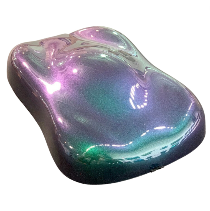 Ghost Chameleon - Iridescent Color Shifting Mica Powder Pigment - Green Blue Purple - for resin, nails, polymer clay, shoe paint, and more