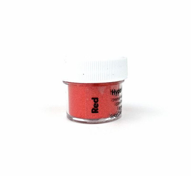 SolarColorDust.com Hyper Holo® Intense Holographic Glitter-Powder - Red - Holographic Powder for Resin, Tumblers, Nail Art, and More!