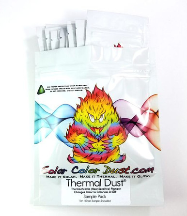 画材 Solar Color Dust Amazon.com: Solar Color Dust Liquid Crystal Thermochromatic