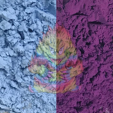 SolarColorDust® - Yellow to Blue-Green - Sunlight Sensitive
