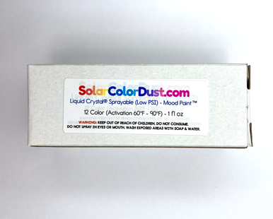 Crystal Color Dust Liquid Crystal® Mood Paint® (12 Color) - Low PSI