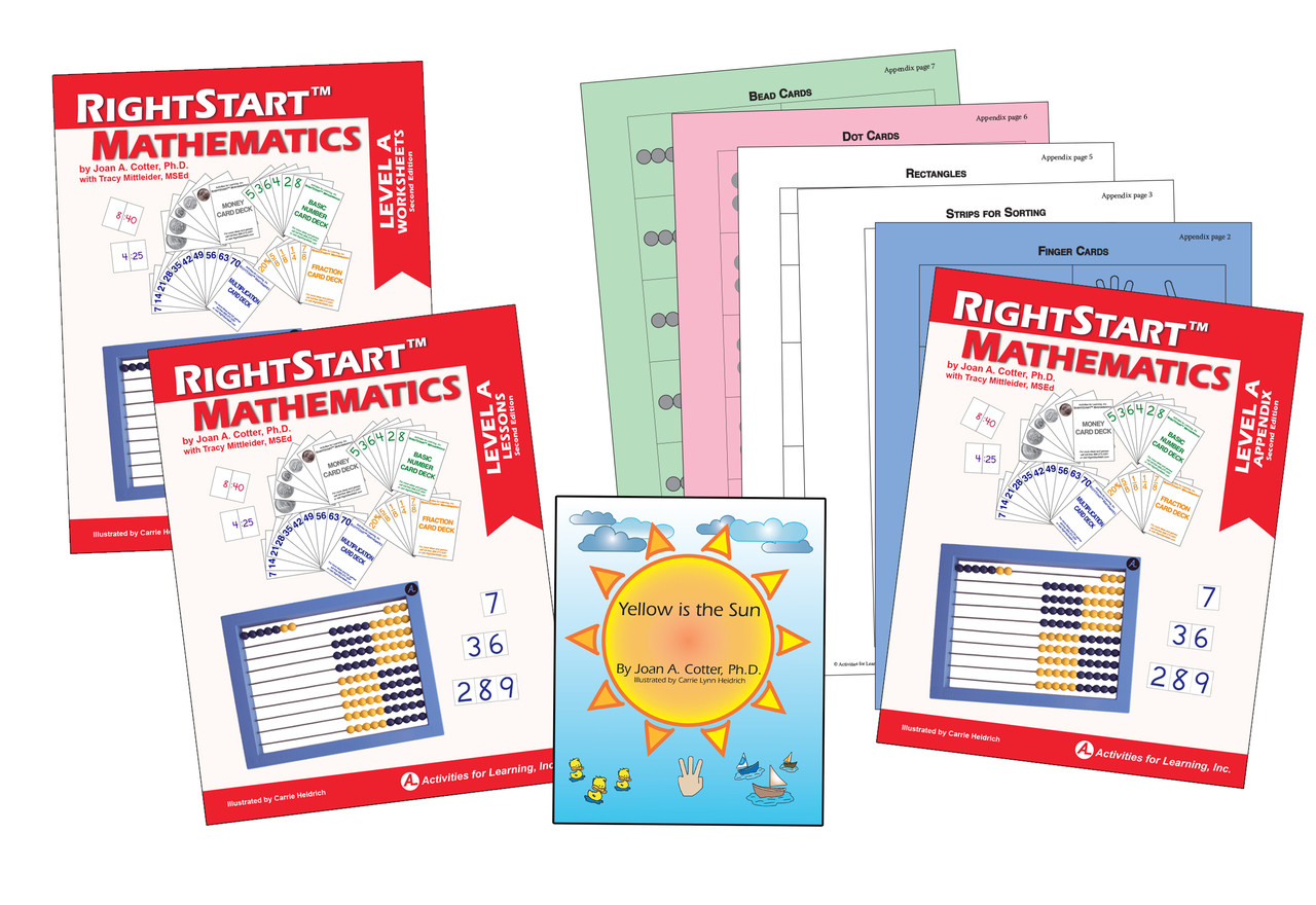 RightStart™ Mathematics Level A Second Edition Book Bundle