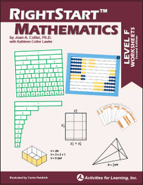 RightStart™ Mathematics Level F Worksheets Second Edition CANADIAN - Gently Used - While quantities last (includes 30% discount)