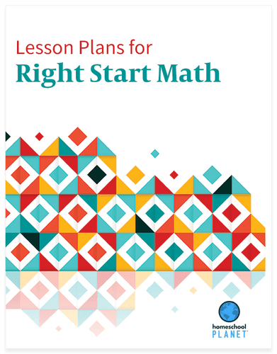 Homeschool Planet Lesson Plans for RightStart Math Level A, 2nd Edition
