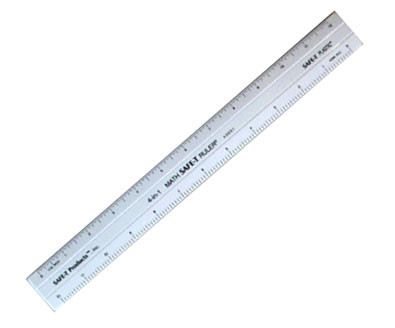4 inch ruler image