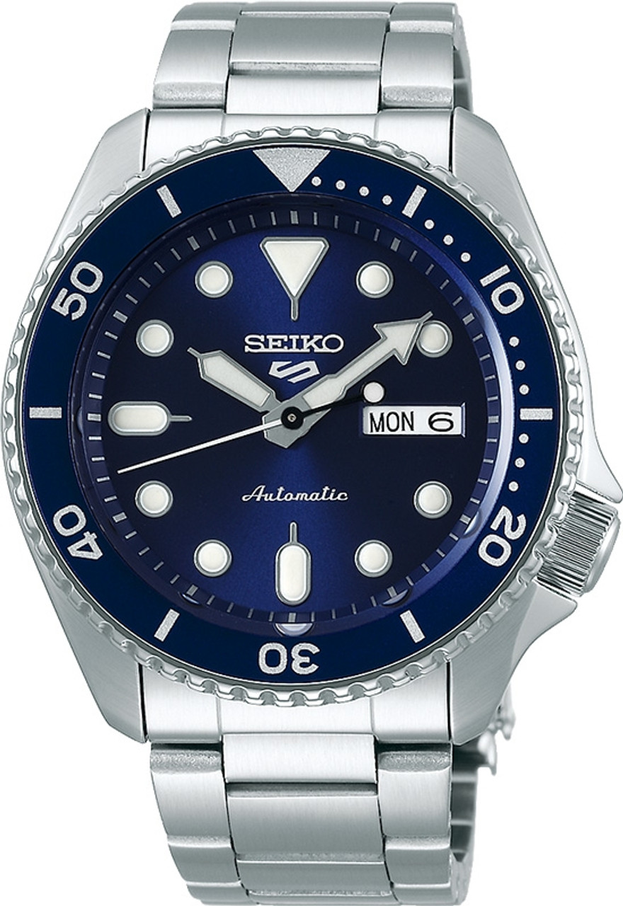 Seiko blue 2025 face mens watch