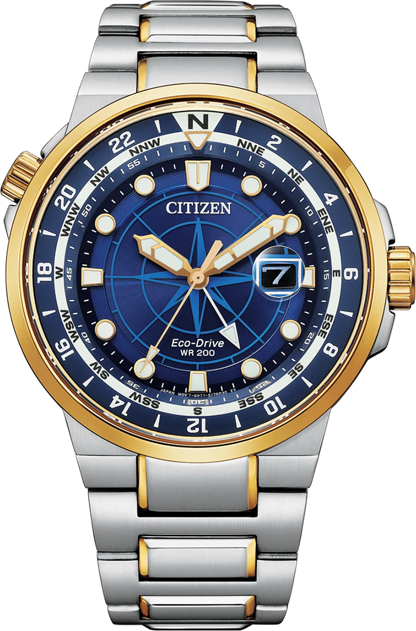 Citizen Solar Power Eco-Drive GMT Mens Watch BJ7144-52L
