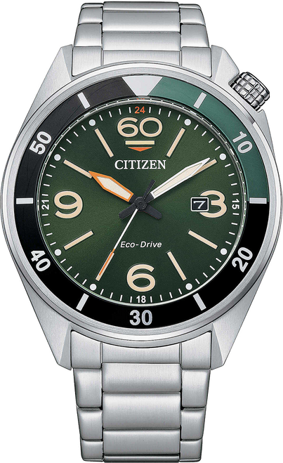 Citizen Eco-Drive Stainless Steel Mens Watch AW1718-88X