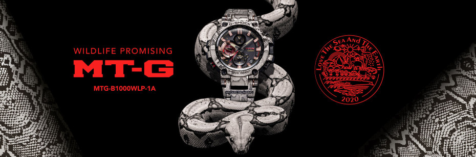 G-Shock MTG-B1000WLP-1A Wildlife Promising Snakeskin Watch - StarBuy