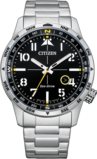 Citizen Mens Eco-Drive Stainless Steel BM7550-87E | Solaruhren